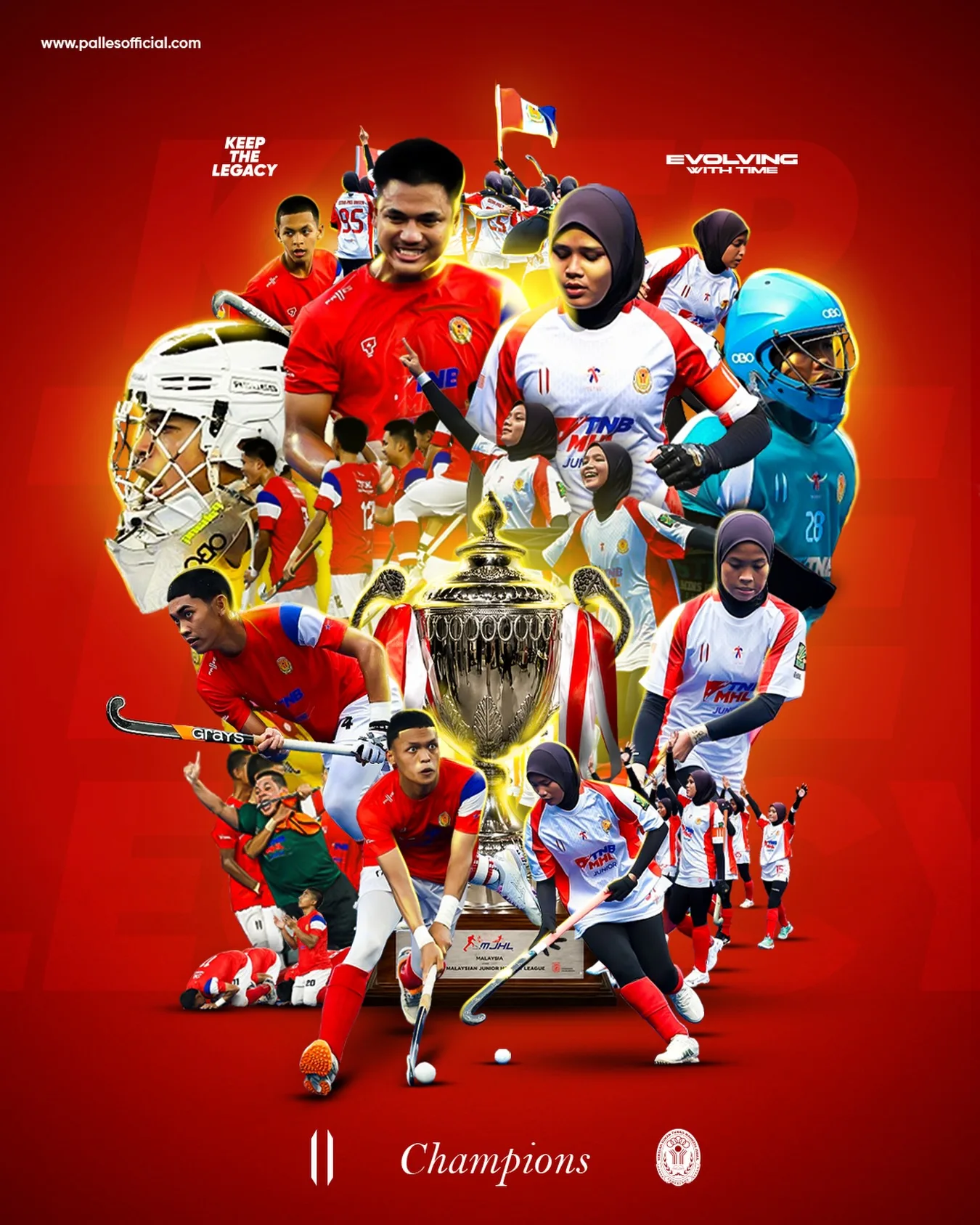 Deferent Category, Same Title.

SSTMI completed a historic double, winning the MJHL 2026 championship in both the Boys’ and Girls’ categories.

Two teams. One Identity.

@sstmiwomenshockeydevelopment 
@sstmi_johor 

#palles #mjhl #hokimalaysia #sstmi #wearyouridentity
