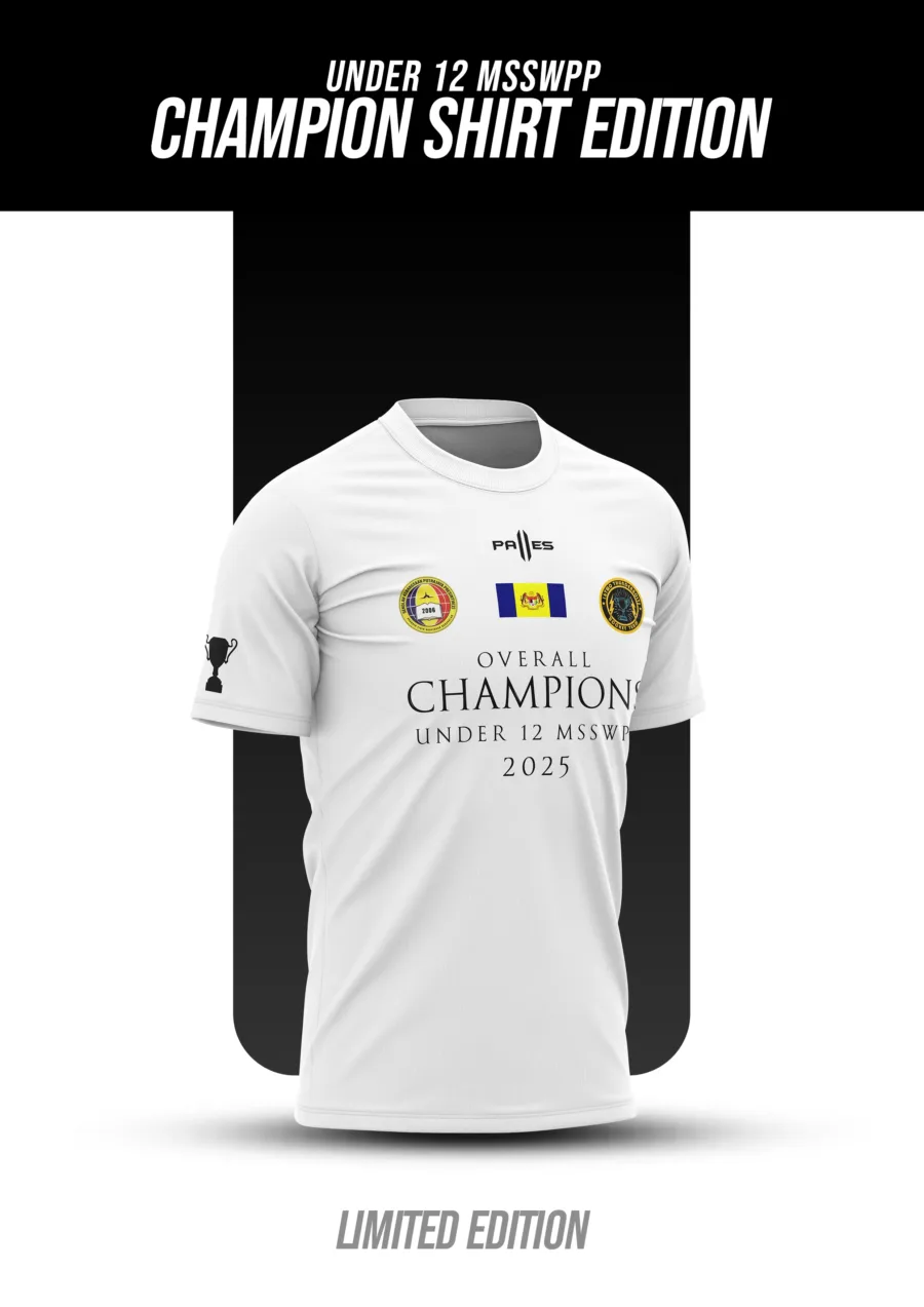 UNDER 12 MSSWPP CHAMPION SHIRT EDITION WHITE