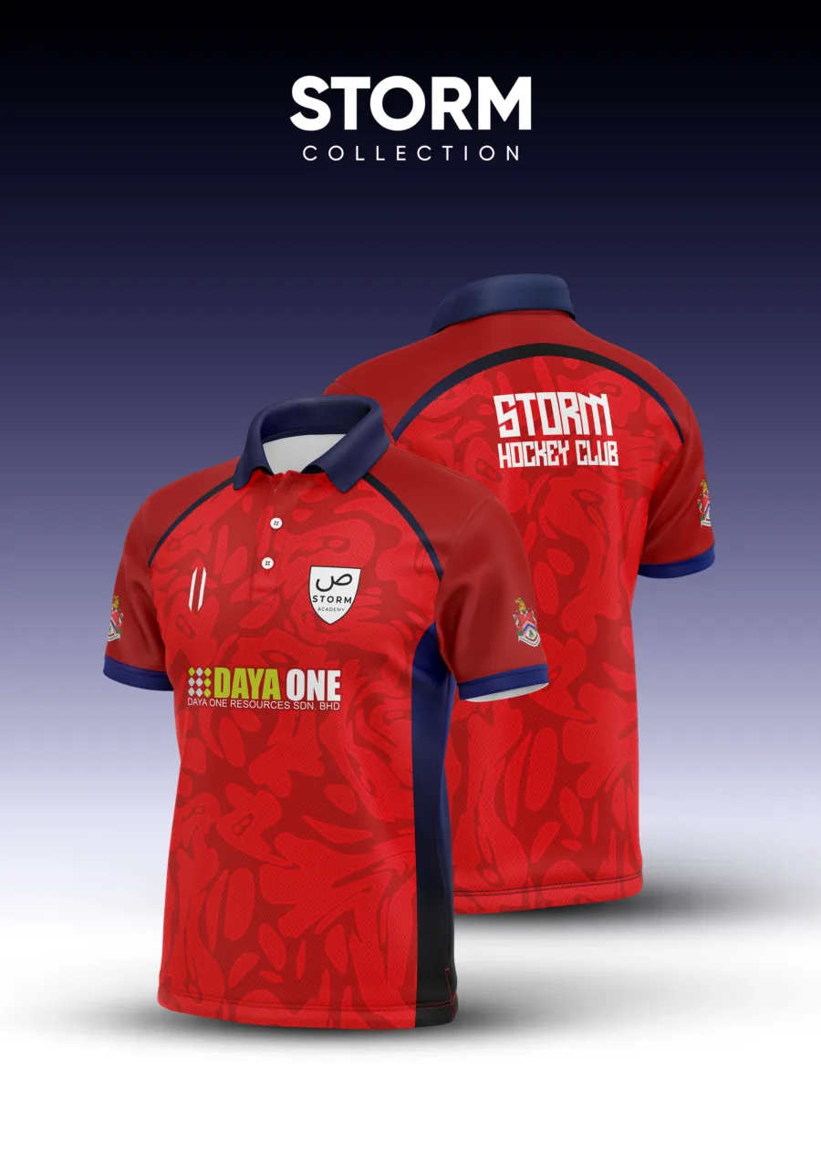 STORM DR CUP POLO TRAVEL RED